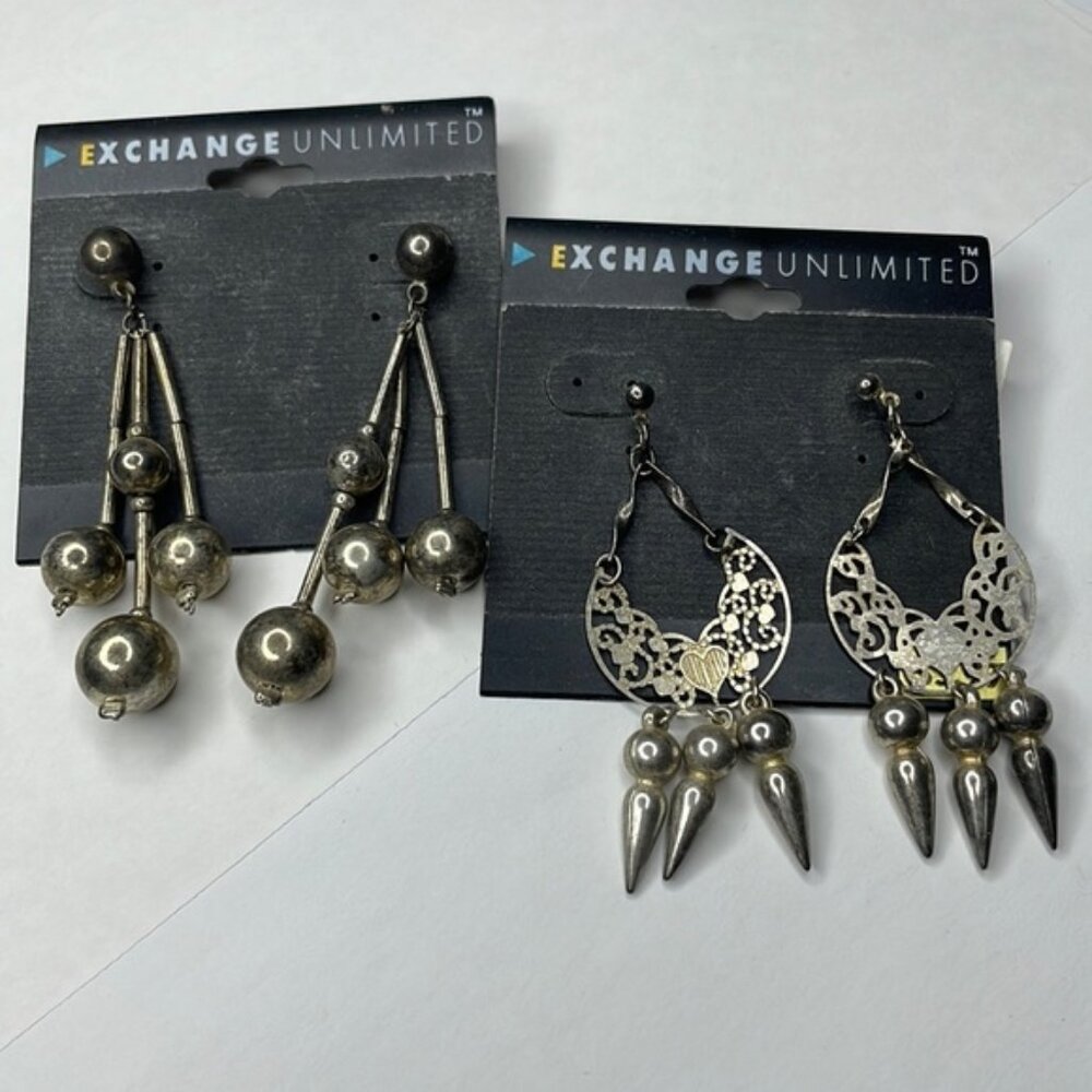 Exchange Unlimited‎ Earrings, 2 pairs, New